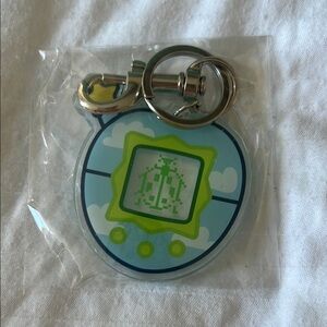 Aritzia Tamagotchi Keychain/Bagcharm - Blue and Green